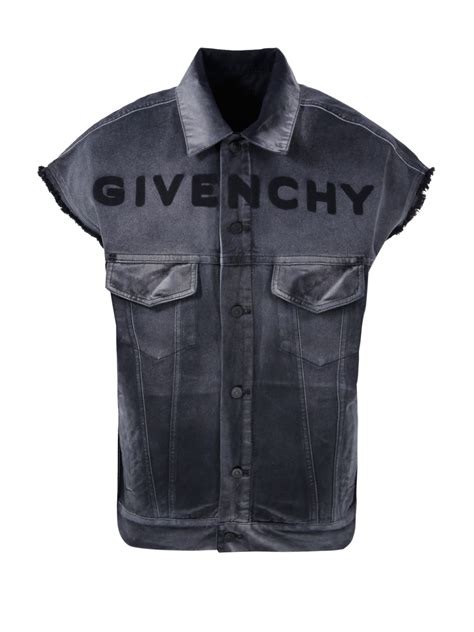 giacca di jeans uomo givenchy logo in rilievo|Collezione uomo Givenchy .